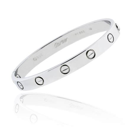 cartier love bracelet silver|cartier love bracelet unisex.